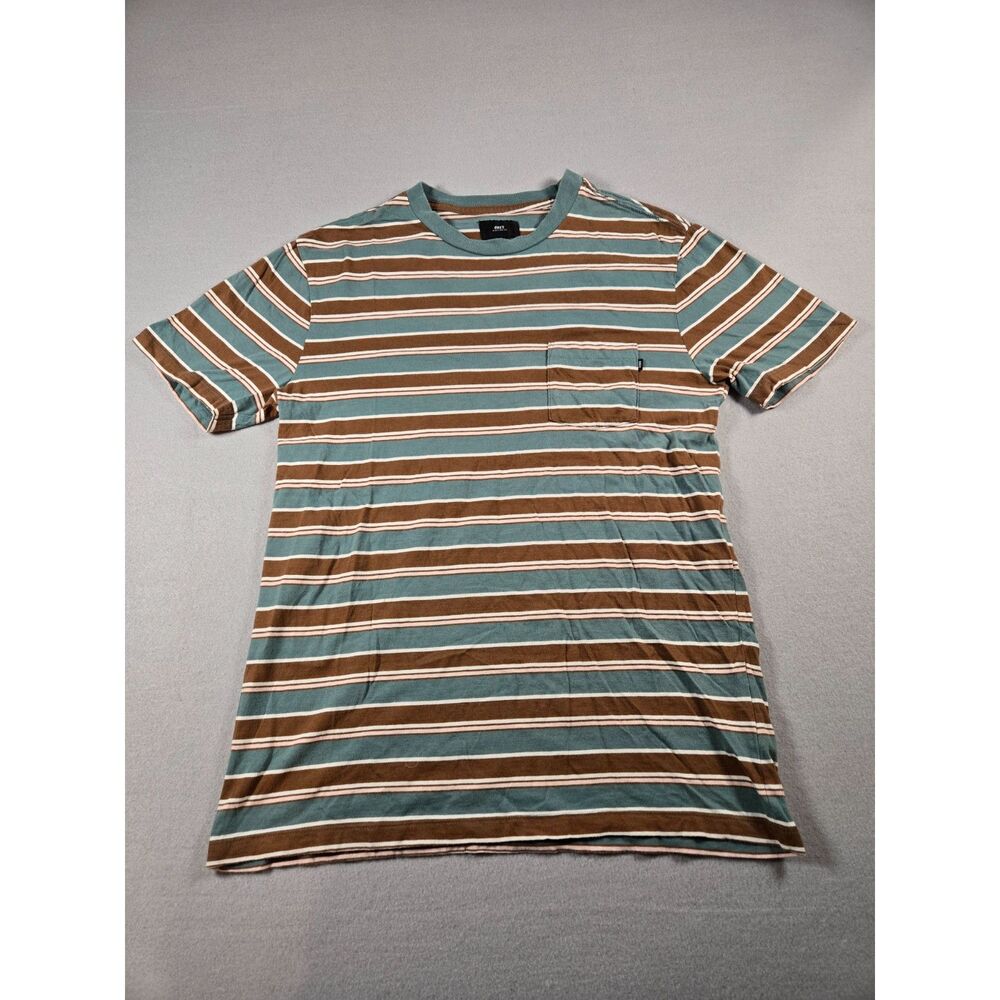 OBEY Striped Pocket T-Shirt – Size S